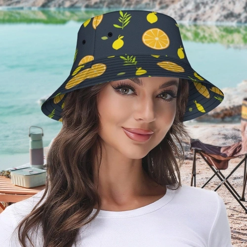 Reversible Custom Design Bucket Hat – Trendy Personalized Dual-Pattern Summer Headwear