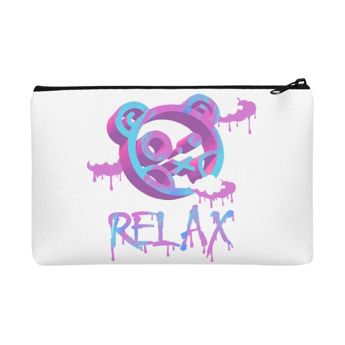 Customizable Canvas Makeup Bag - Durable Cosmetic Pouch with Personalized Design Options for On-the-Go Style