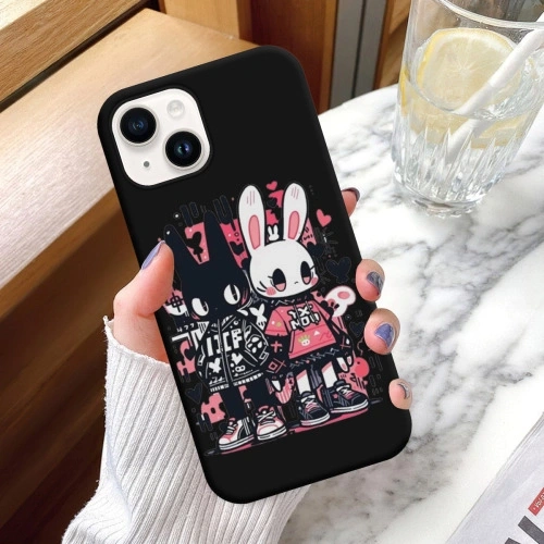 iPhone 15 Silicone Case with Large Port Cutouts - Customizable, Durable Protection with a Modern Touch for Your Smartphone