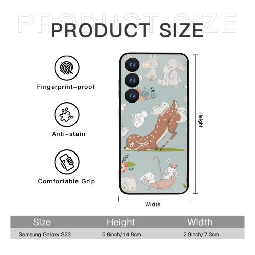 S23 Plus Custom Design Liquid Silicone Case - Durable/Stylish Protection for Your Smartphone