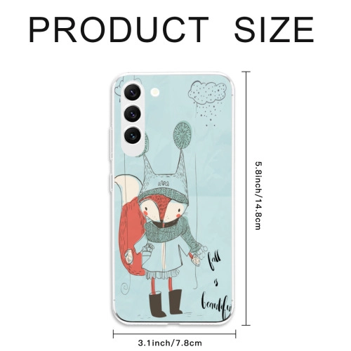 S23 Plus Customizable Design Hard Case - Durable Protection for Samsung Galaxy S23 Plus, Clear PC Shell, Lightweight/Precision Fit