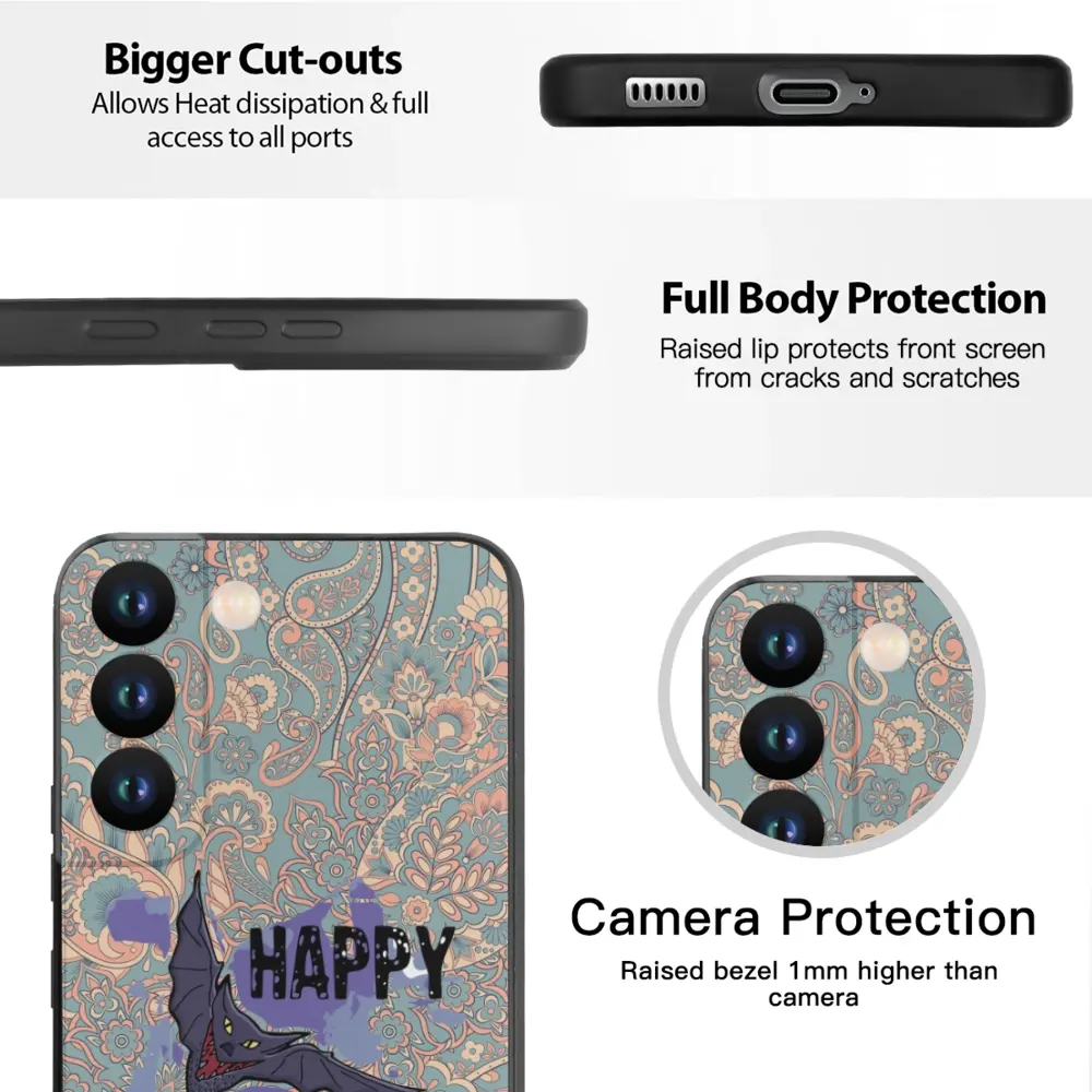 Samsung Galaxy S22 Custom-Fit Liquid Silicone Case: Sleek, Durable Protection with a Personalized Touch for Your Smartphone