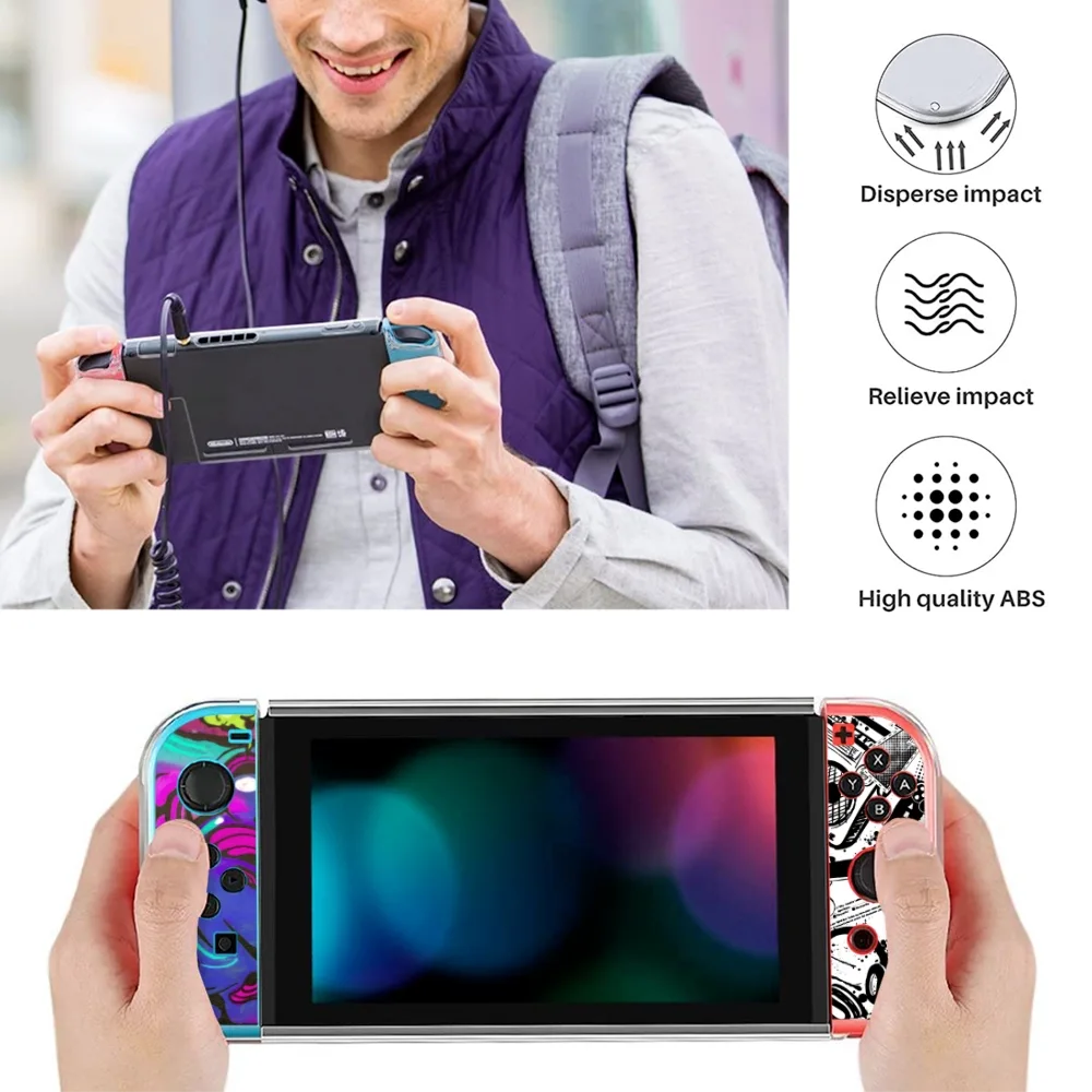 Customizable Gaming Console Case for Enhanced Protection – Stylish and Durable, Compatible with Nintendo Switch, Ideal for Personalized Design Enthusiasts