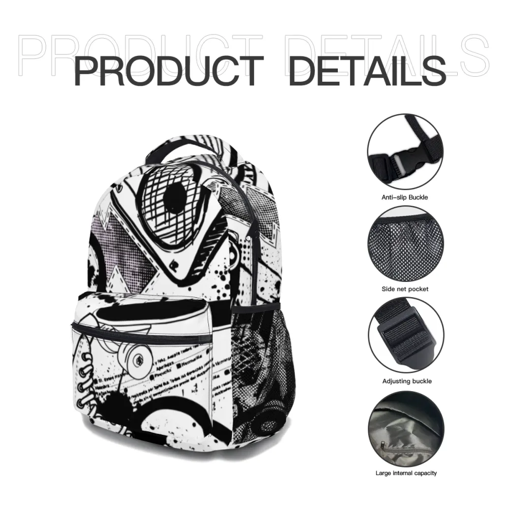 Customized Full-Frame Student Backpack with Personalized Design