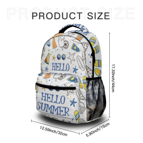 Customized 17-Inch Backpack with Multi-Faceted Design