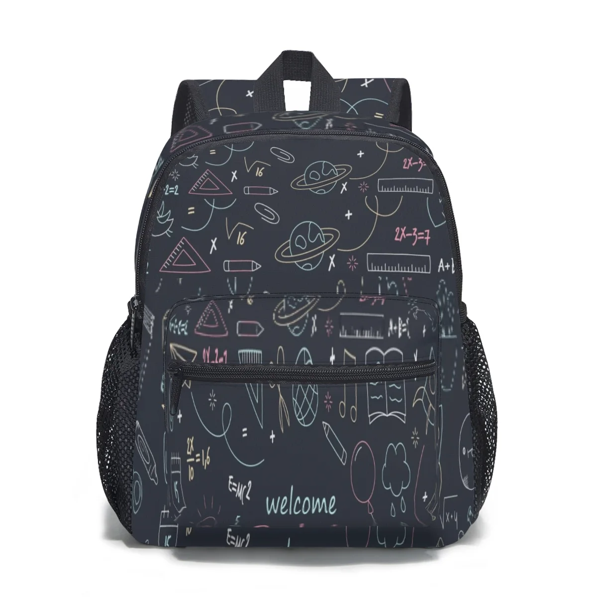 12-Inch Personalized Student Backpack with Multi-Faceted Design