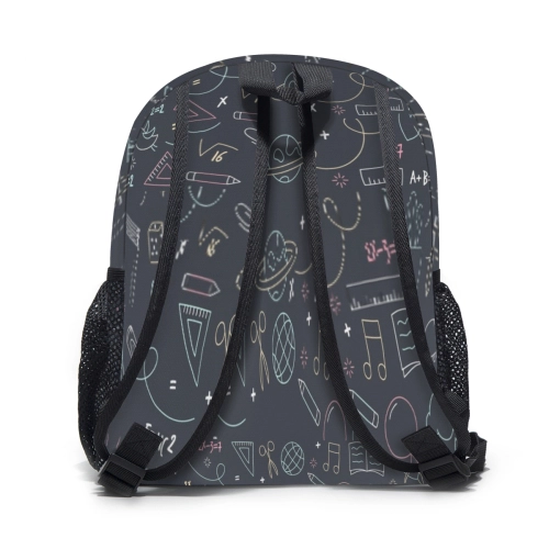 12-Inch Personalized Student Backpack with Multi-Faceted Design