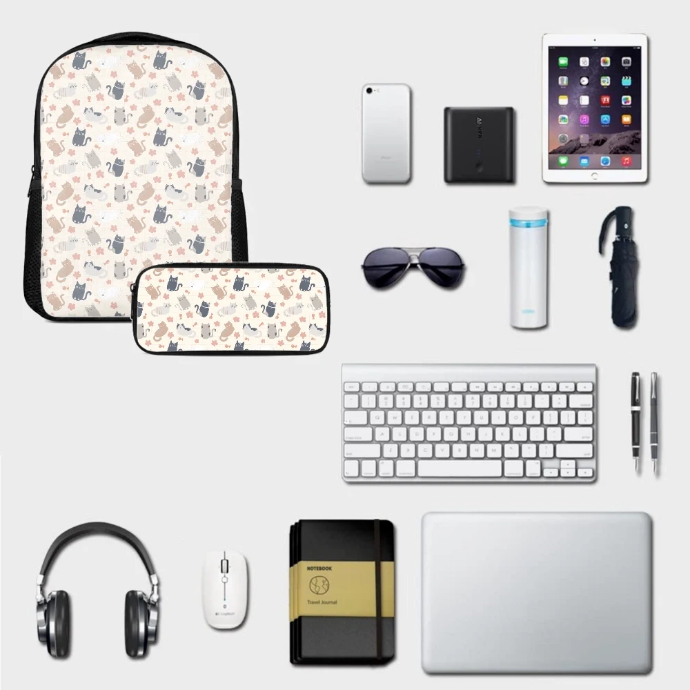 Versatile Dual-Layer Backpack and Pencil Case Ensemble: Tailored Personalization