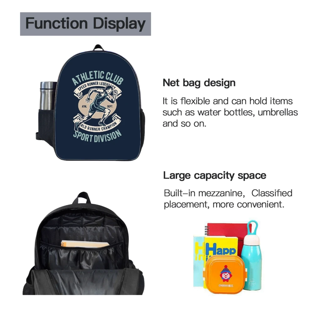 Customized 14-Inch Children's Student Backpack with Personalized Design