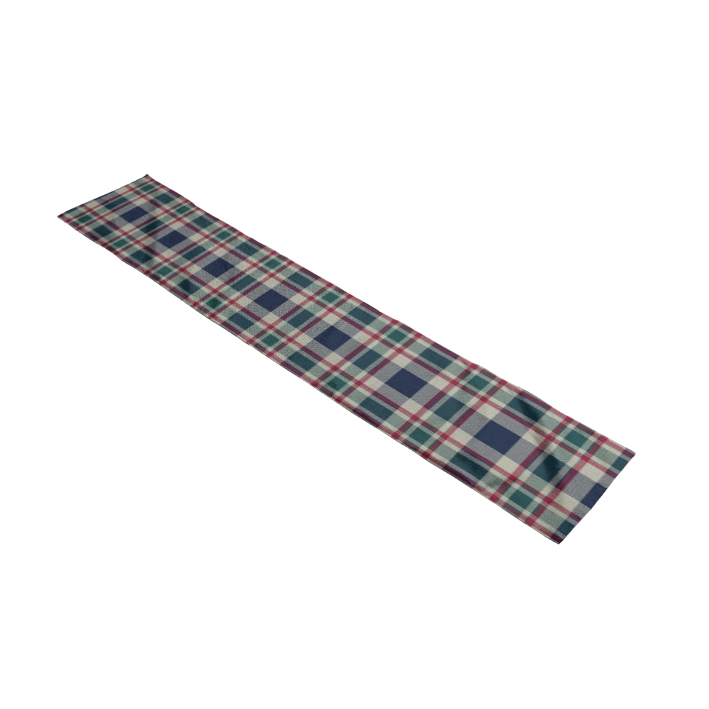 Customizable Right-Angle Rectangular Table Runner in Ecru - Tailored Design for Elegant Settings