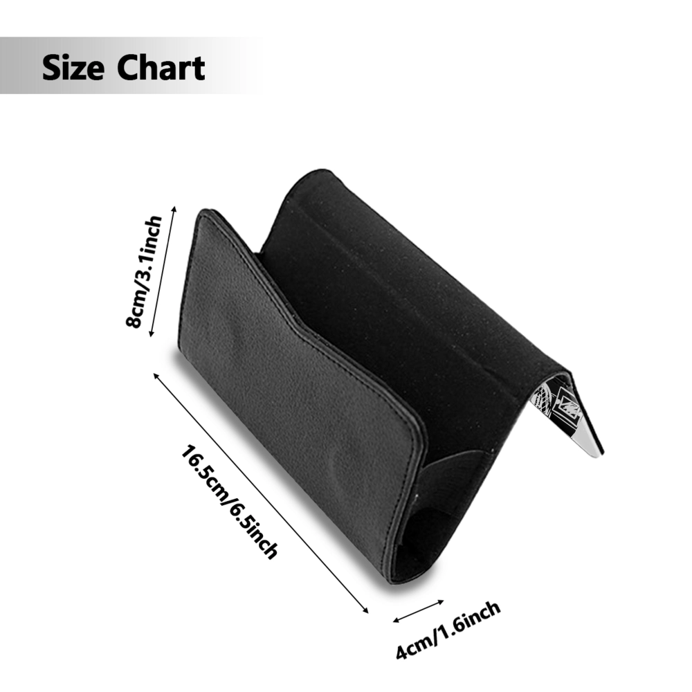 Customizable Monochrome Eyewear Case with Contrast Stitching – Durable Personalized Glasses Box for Modern, Chic Storage