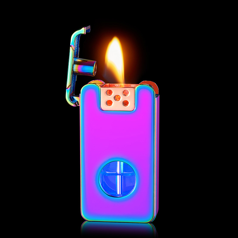 Smart Voice-Activated Lighter – Windproof Kerosene Electric Hybrid with Four Sensing Modes