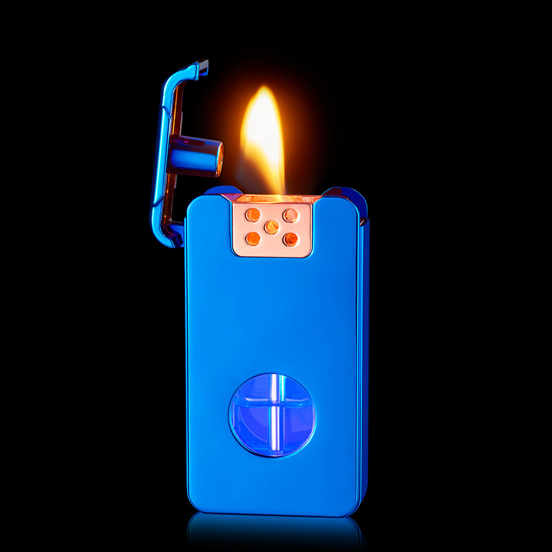 Smart Voice-Activated Lighter – Windproof Kerosene Electric Hybrid with Four Sensing Modes